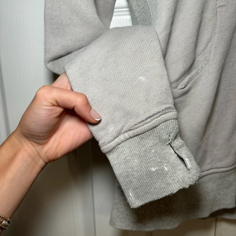Lululemon Grey Zip Up Sweatshirt